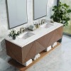 Marcello 72" (Vanity Only Pricing) in Chestnut